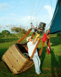 Esteban Elizondo, balloon pilot and horse expert for Serendipity Adventures Costa Rica