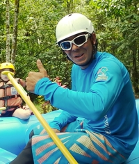 Luis Madrigal, Serendipity rafting guide