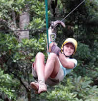 Costa Rica canopy tour with Serendipity Adventures