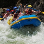 white water on Pacuare river