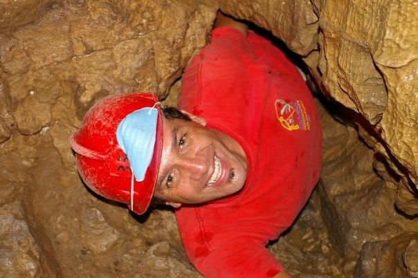 Serendipity Guide Juan Carlos cave spelunking