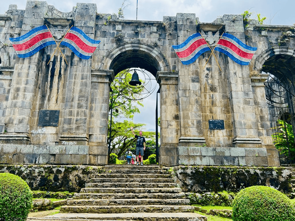 Travel specialist Holden Ketchum at the Cartago Ruins